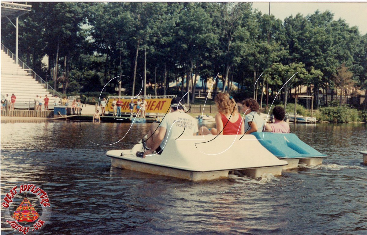 Paddle Boats At Six Flags Great Adventure